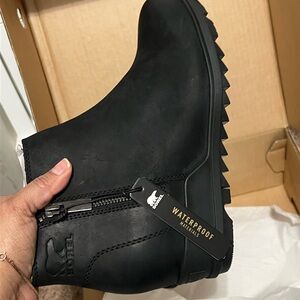 Sorel women’s Black Waterproof Ankle Boots